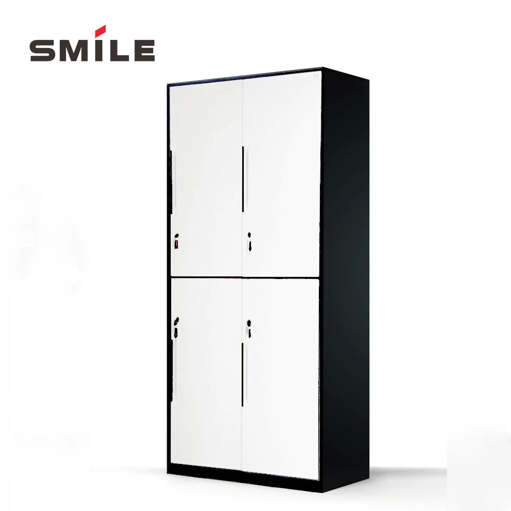 Custom Multi-Door Metal Cabinets Modern Metal Wardrobes Employee Lockers Key Locks