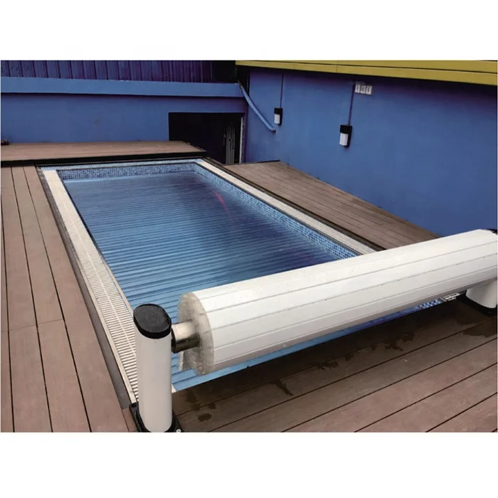 High Quality Hard Swimming Pool Cover PC Slatted Automatic Floating Swimming Pool Coverpromote sales