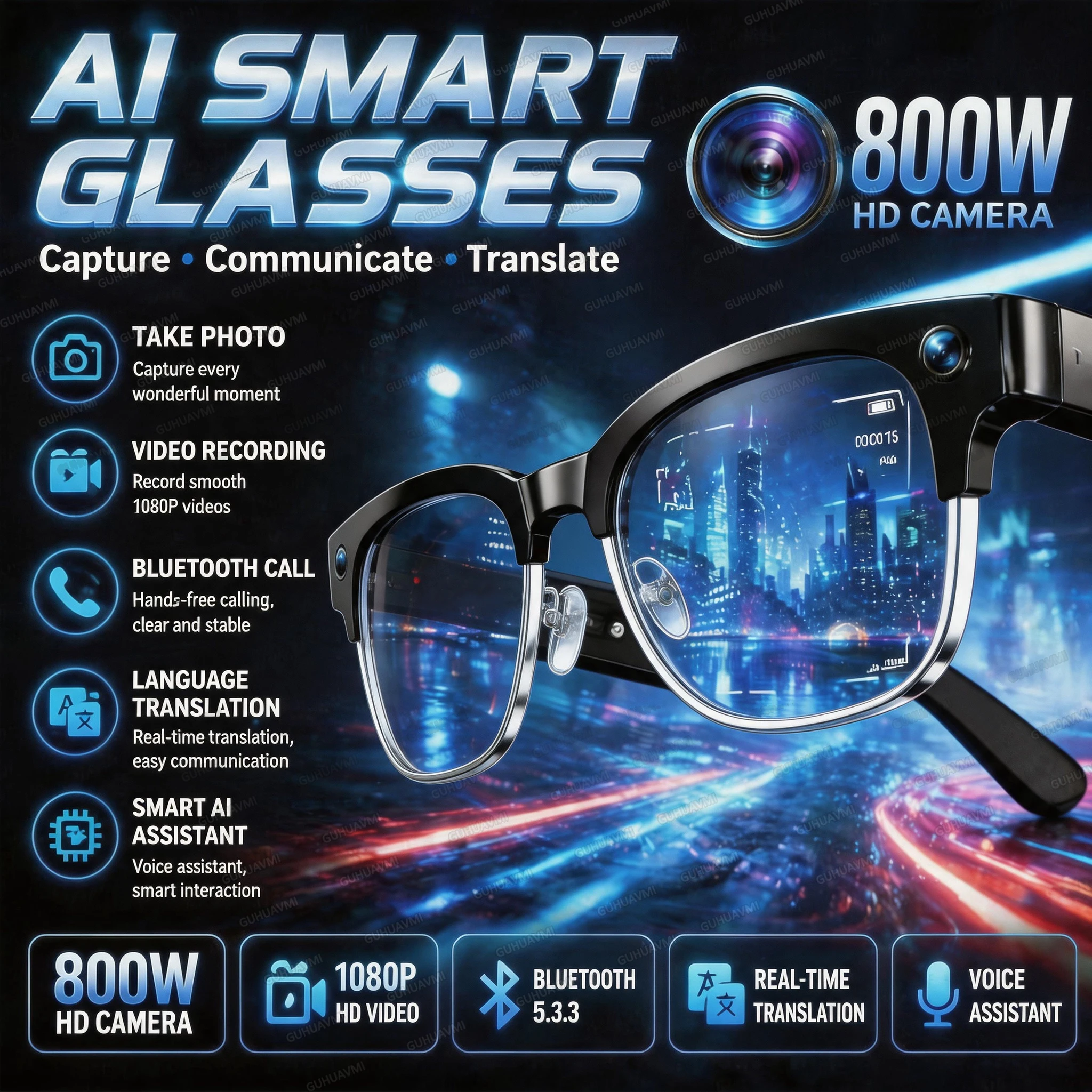 gafas-inteligentes-4k-con-ia-camara-de-800w-32gb-de-memoria-traduccion-en-mas-de-140-idiomas-wifi-chatgpt-musica-fotos-y-videollamadas-para-hombre-novedad-2026