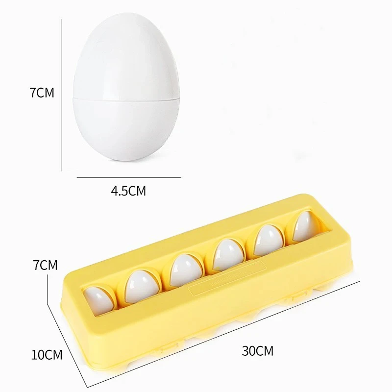 Montessori Eieren Puzzel Speelgoed Baby Leren Speelgoed Kids Wiskunde Alfabet Kleur Eieren Puzzel Vorm Herkennen Bijpassende Speelgoed Kid Ei Speelgoed