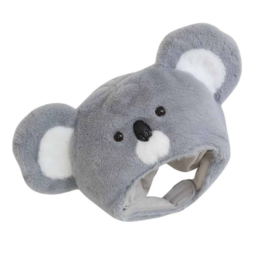 Lindo sombrero de Koala para niños y adultos, gorro suave para cabinas de fotos, disfraces, fiestas y eventos de Cosplay, disfraz de sombrero