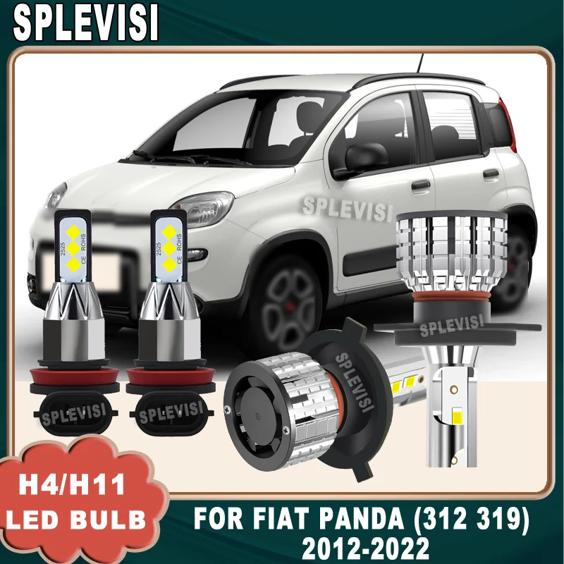 

Warranty service 2-4pcs LED Headlight Fog Light For FIAT PANDA (312 319) 2012 2013 2014 2015 2016 2017 2018 2019 2020 2021 2022