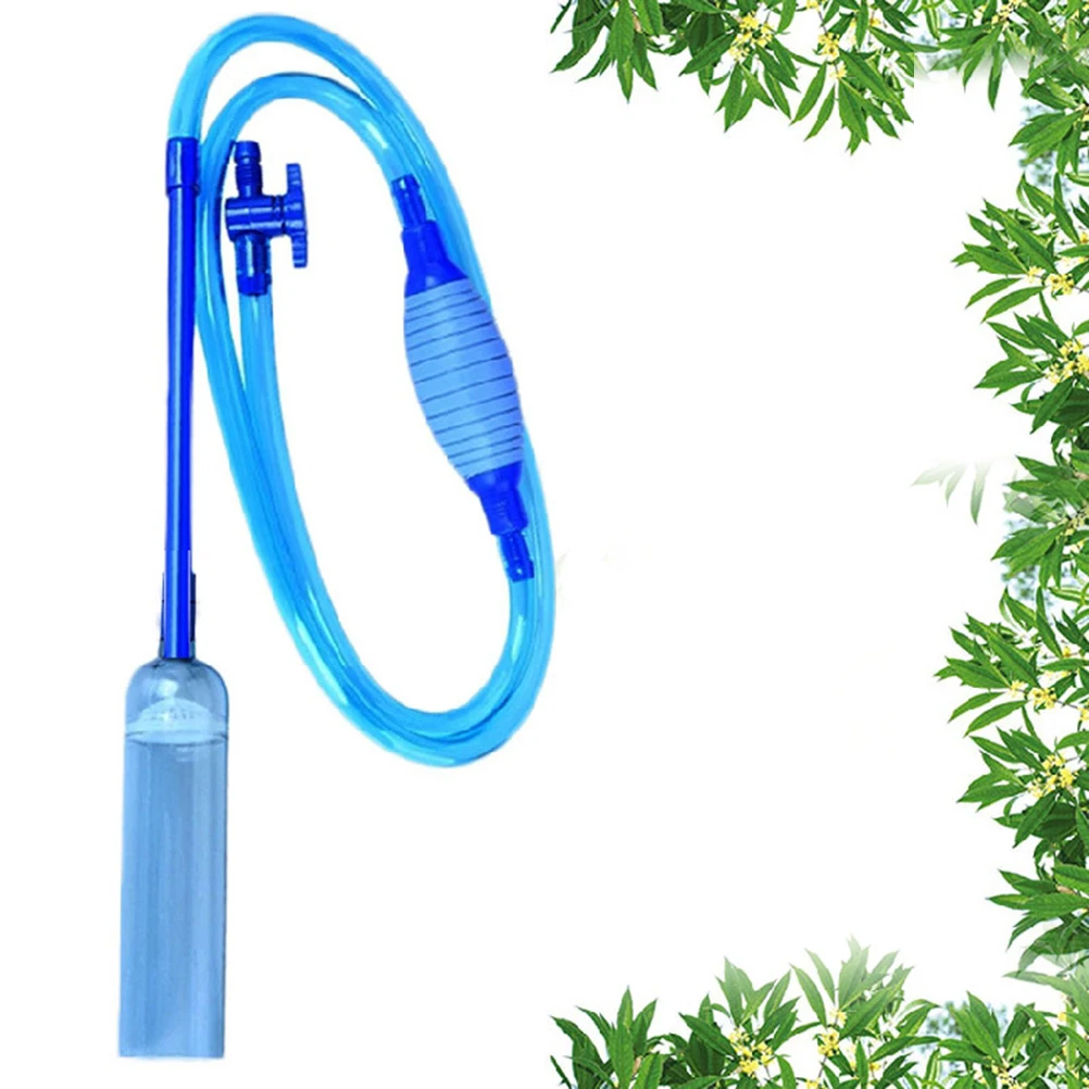 

2 5M Aquarium Water Changer Siphon Pump for Fish Tank Gravel Cleaner Tube Long Handle Removes Waste Toxins Excess Food Pet
