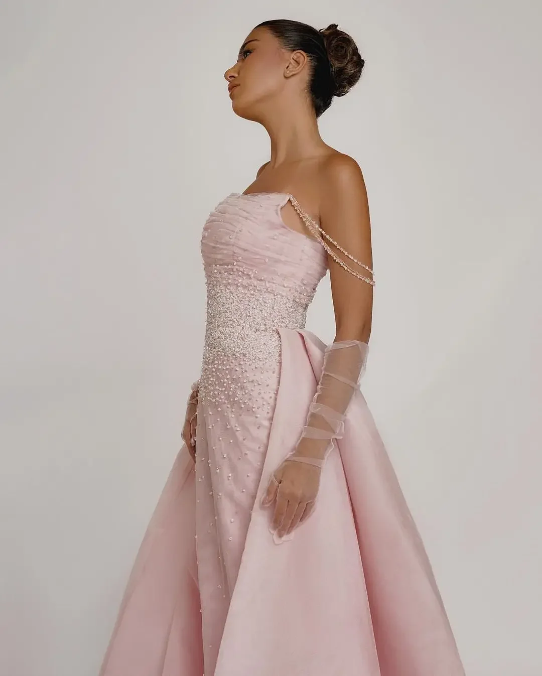 Gownvestidos de gala Backless New Arrive Classic Delicate Occasion Dress Banquet Gaun acara Off Shoulder Customize