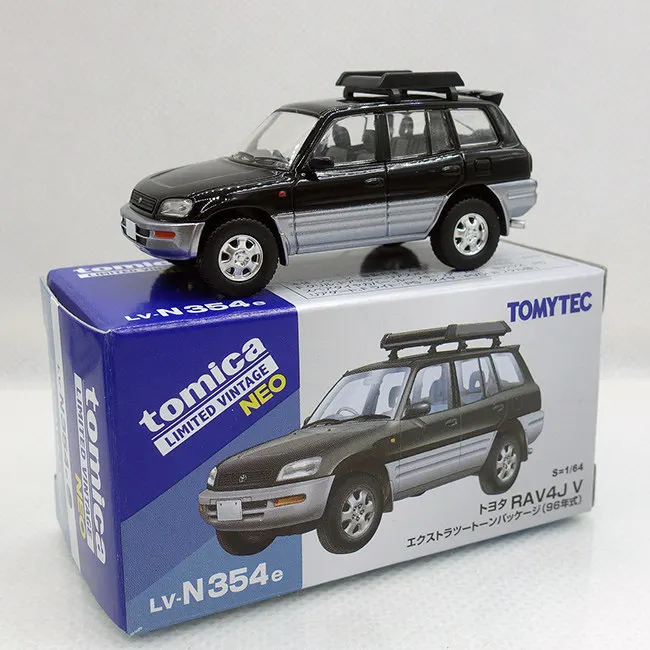 TAKARA TOMY TOMYTEC TLV 1/64 LV-N354b Toyota RAV4L V95 Model Legering Motorvoertuig Diecast Modellen Auto Speelgoed Collectie Verjaardagscadeau