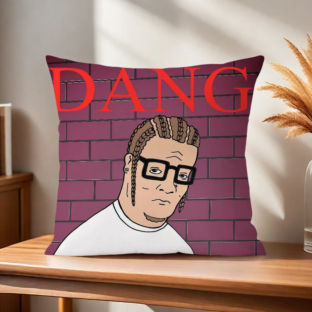King Of The Cartoon Hill Kissenbezug für Zuhause, Sofa, Wohnzimmer, Büro, Café, Auto – Detail 5