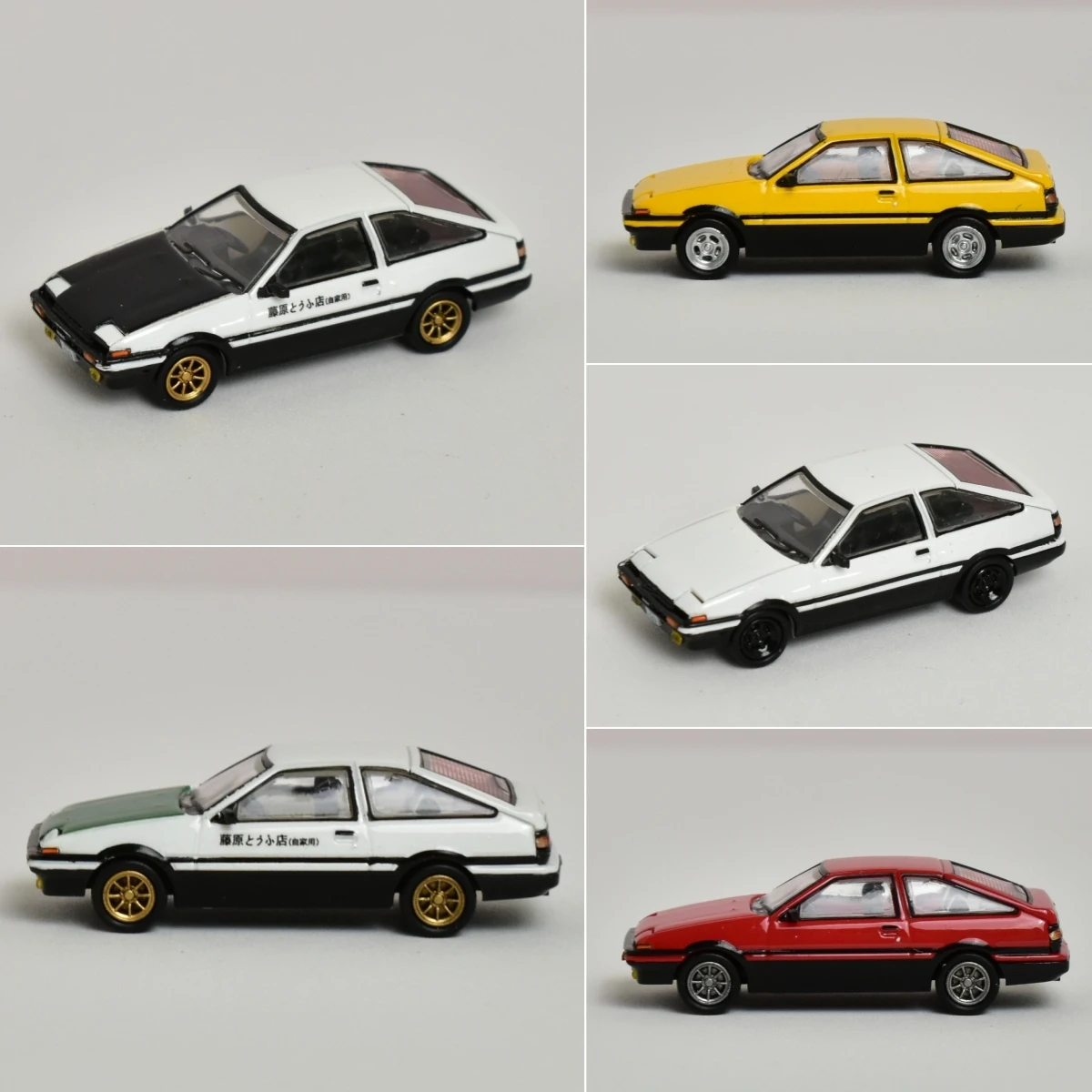 1:87 MC Initial D AE86 Plastic Model Car