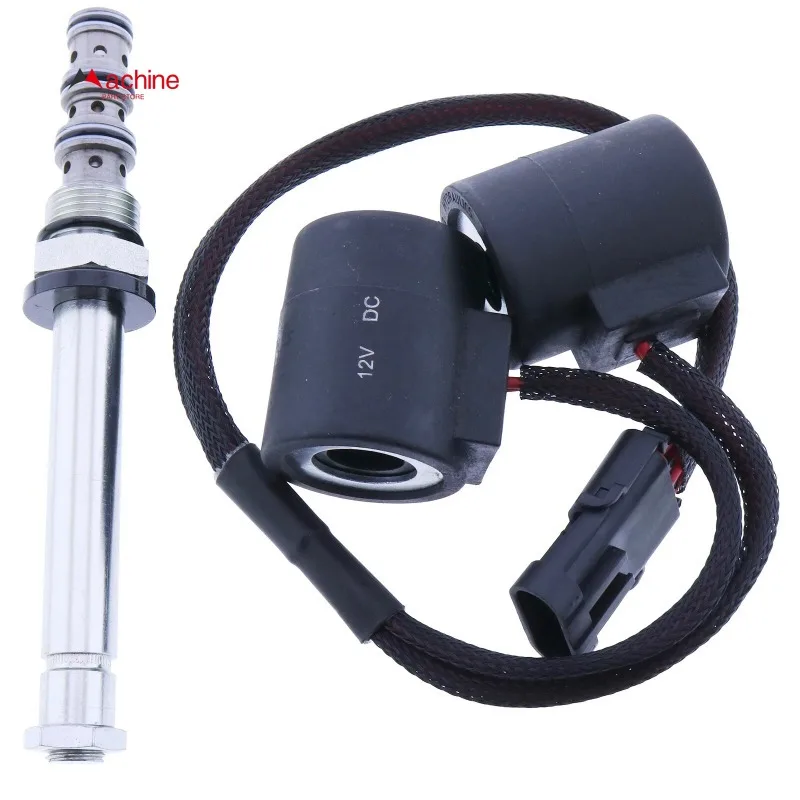 

Reverser Solenoid coil AT163468 with valve AT163475 for John Deere Backhoe Loader 300D 310D 315D