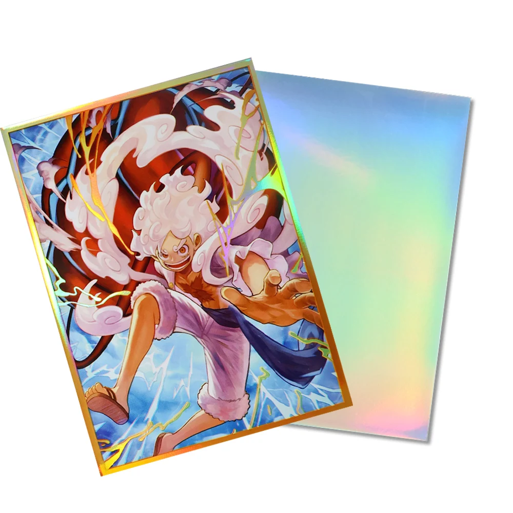 67x92mm Holografische Art Anime Kaart Mouwen Bordspel Trading Card Protector voor PTCG/MTG/PKM Game Kaarten 60 STKS
