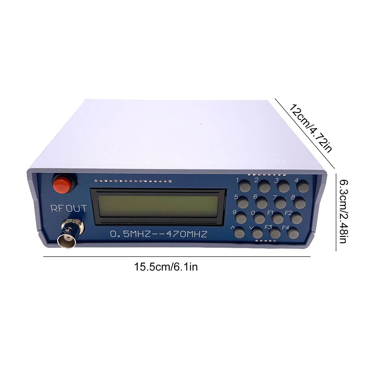 0.5MHZ‑470MHZ RF Signal Generator with CTCSS Function Audio Modulation Signal Source Conditioning Radio 800Hz Debugging Tools