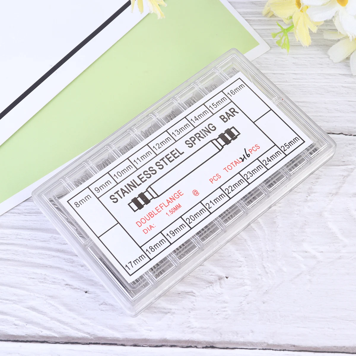 

216 Pcs Watch Strap Watchband Replacement Repair Fixing Kit Accessory Parts Bracelet Link Remover