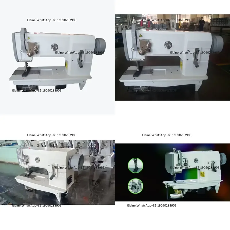 Qk-1245 Single Compound Feed Furniture Leather Luggage Car Cushion Industry Sewing Machine for Medium and Heavy