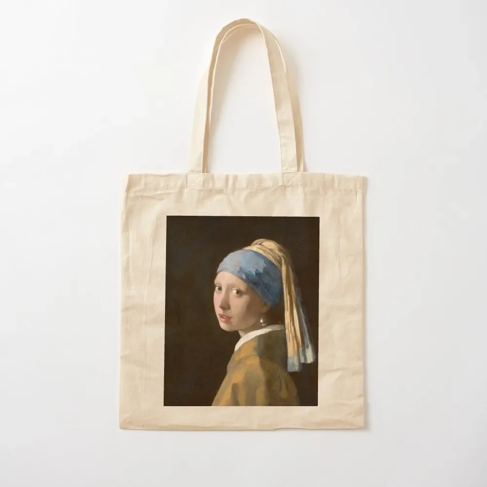 Vermeer girl with the pearl earring Tote Bag Cloth bag shopper bags for women Tote Bag