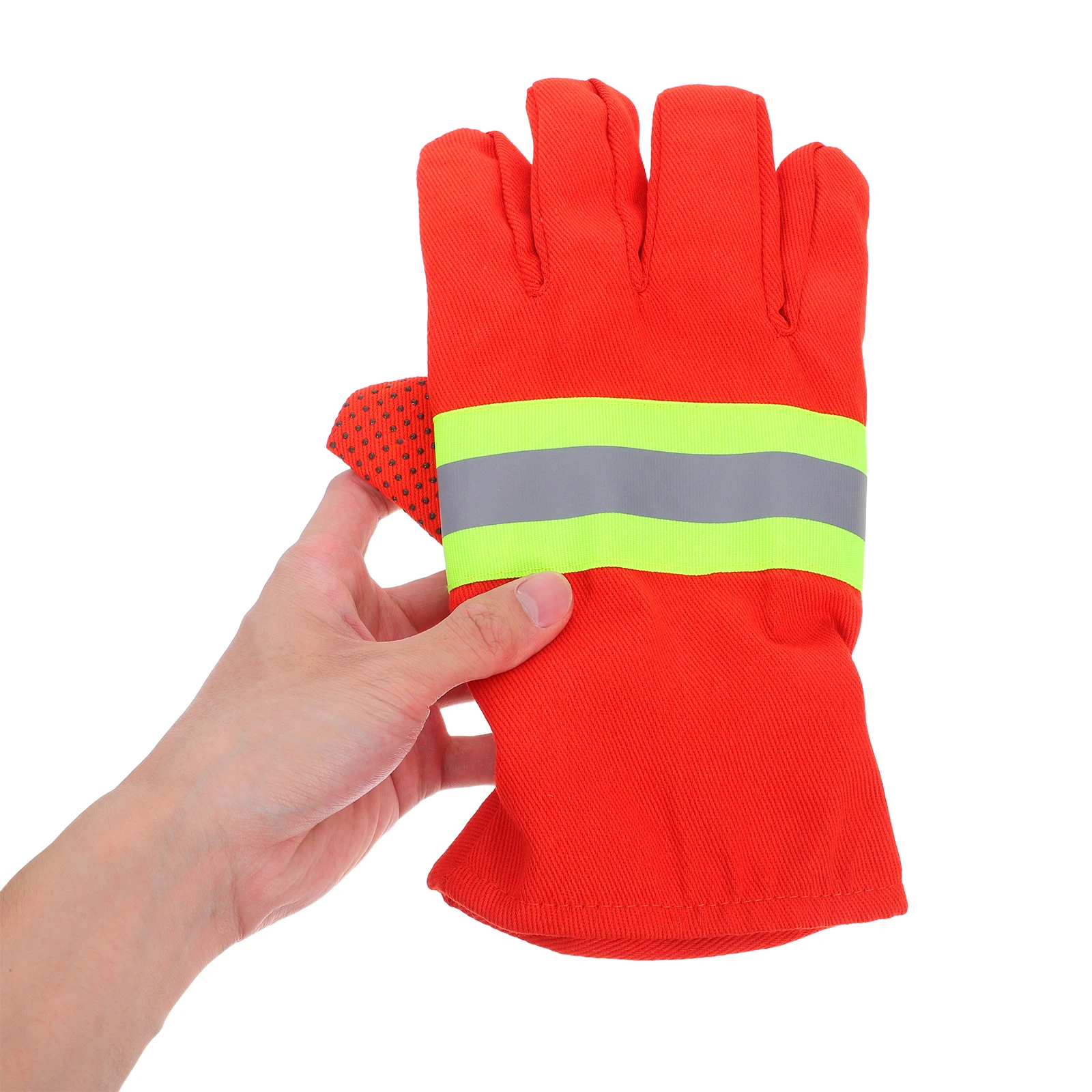 

2 Pairs Fire Gloves High Heat Barbecue Flame Resistant Temp Cotton Puncture Safety