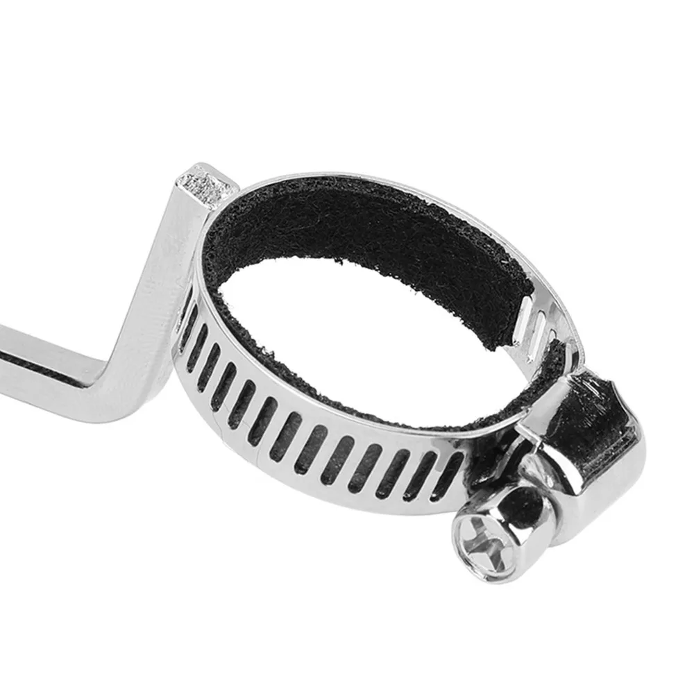 Silver Flute Music Clip Stable ​Sheet Music Folder​ ​Flute Lyre​ ​Stand Cup Holder Expander ​Music Sheet Clamps​