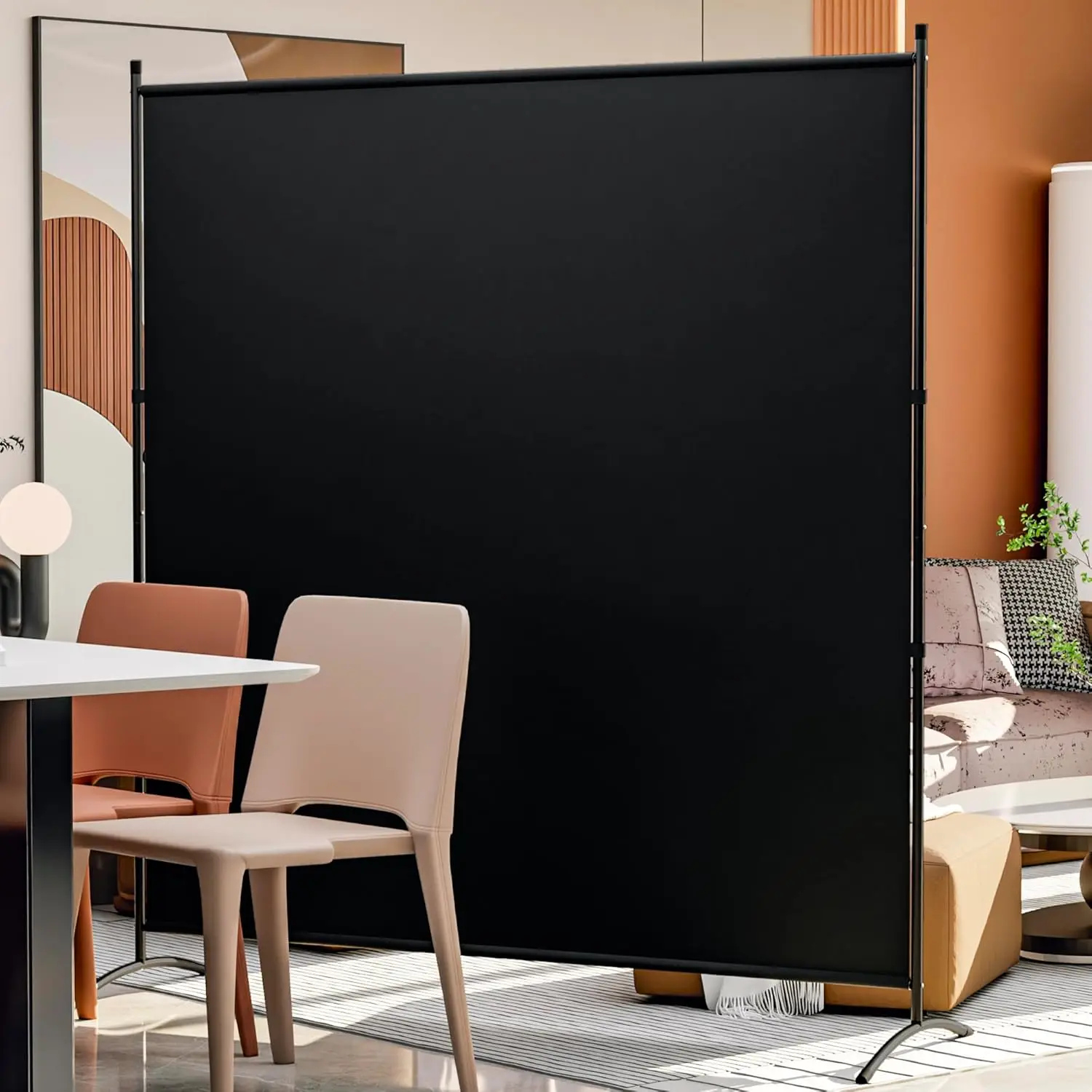 

Room Divider 63''W x 71''H Large Single Panel, Privacy Screen for Room Partitions, Portable Room Divider Screen for Room