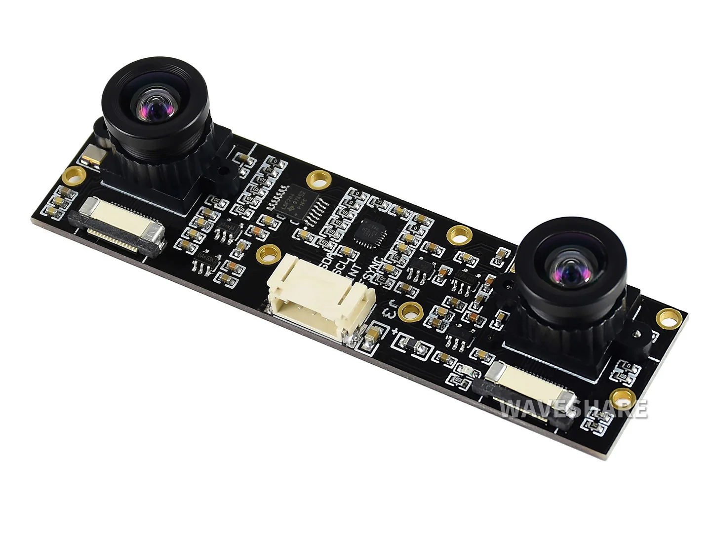 Binocular Camera Module, Dual IMX219, 8 Megapixels, Applicable for Jetson Nano and Raspberry Pi, Stereo Vision, Depth Vision