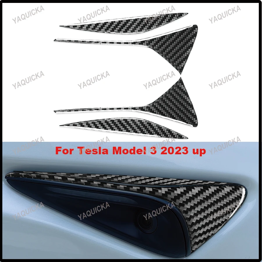 

Наклейки на передние боковые крылья автомобиля для Tesla Model 3 2023 года и новее, внешний автомобильный аксессуар