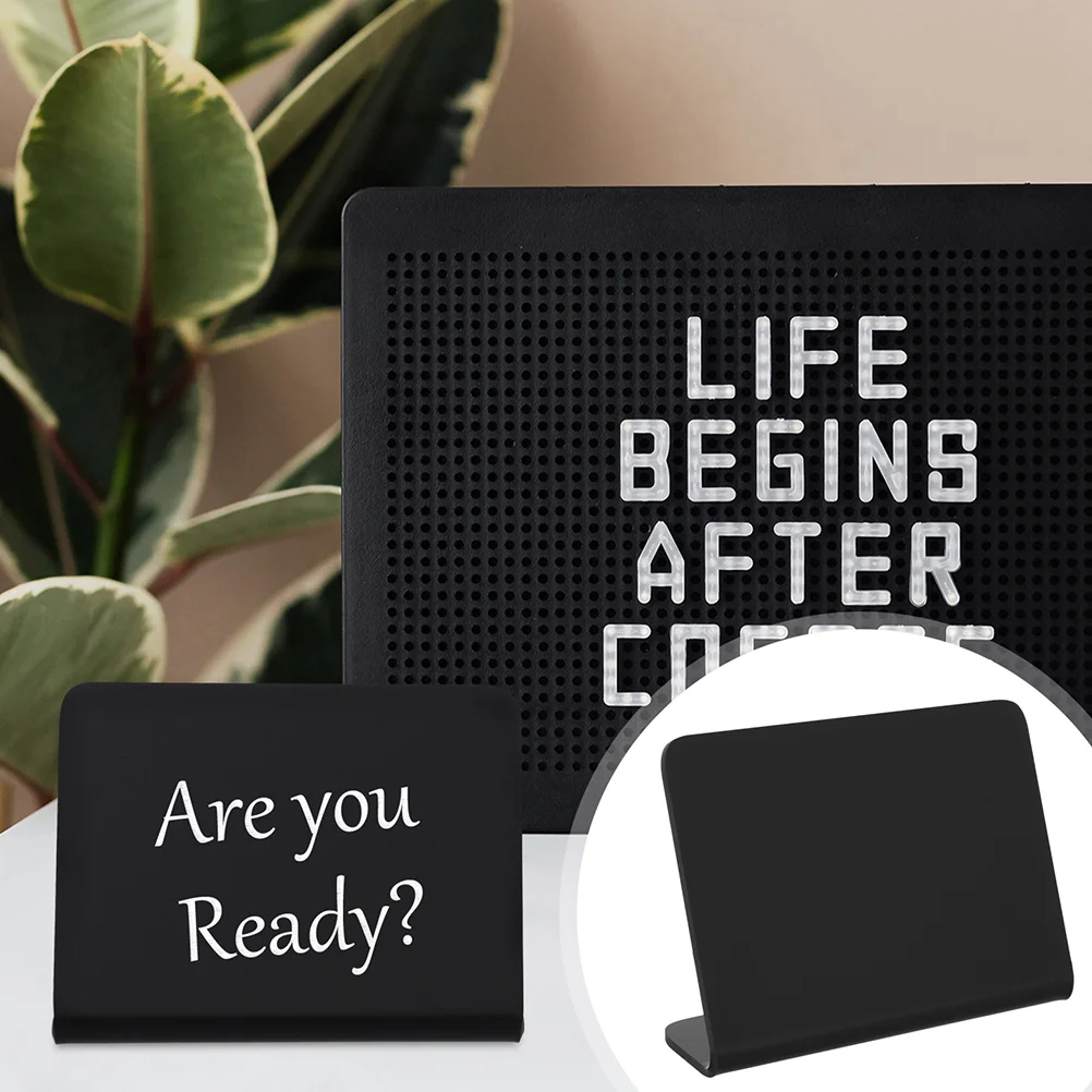 

15 Pcs Home Decor Small Blackboard Decoration Wedding Food Ornament Acrylic Chalkboard Writing Baby
