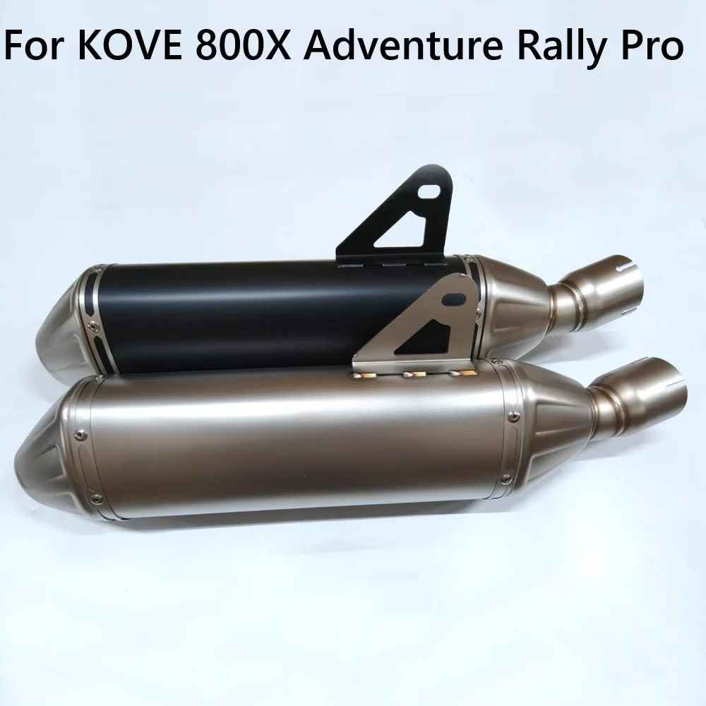 Motorrad-Auspuffschalldämpfer aus Edelstahl für KOVE 800X 800 X Adventure Rally Pro Slip-on-Linie mit DB Killer 60 mm Linie
