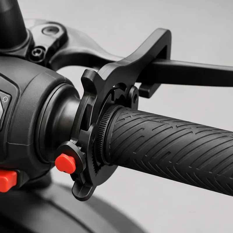 Motorcycle Cruise Control Throttle Lock Lightweight Handlebar Clamp Accelerator Assist Hand Grip Lock Motorbike Riding Accessory