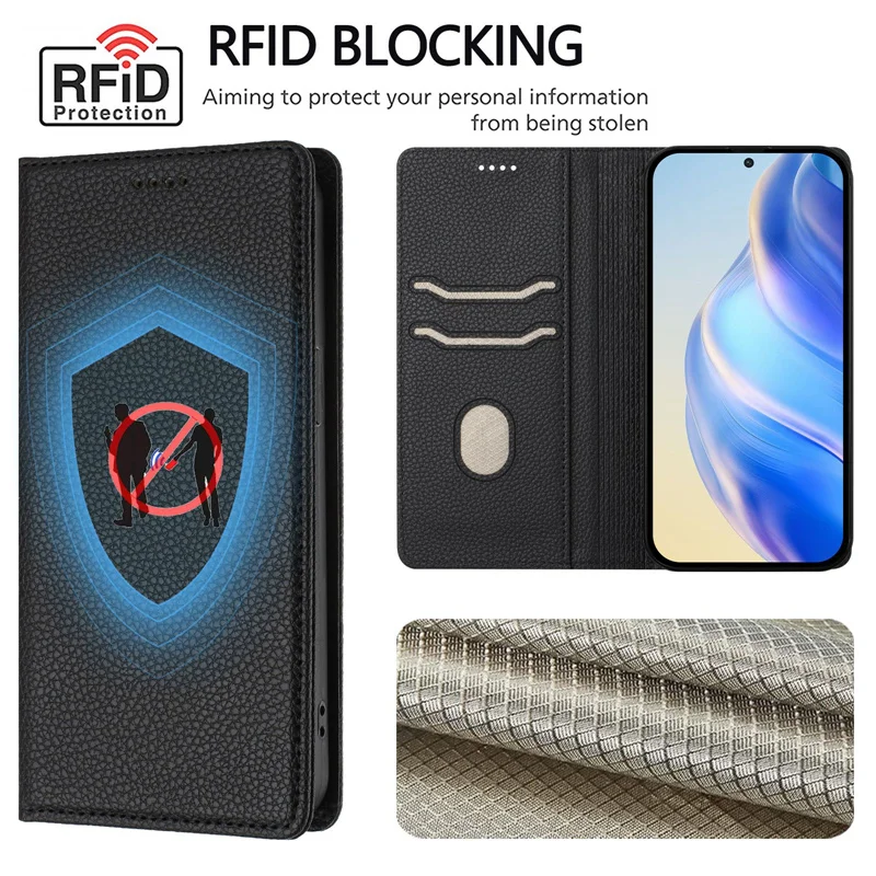 

Чехол Infinix Smart 10X6725, магнитный кожаный флип-чехол-бумажник для Infinix Smart 10X6725, противоударный магнитный кожаный флип-чехол