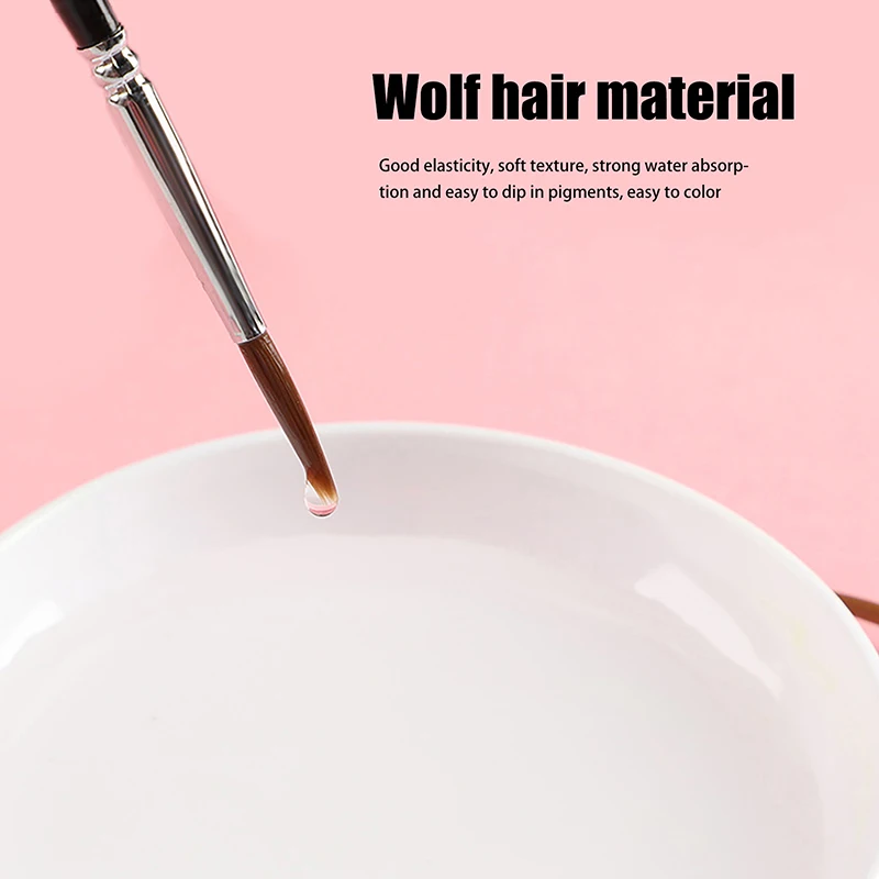 5 قطعة 00000 الدقة غرامة تلميح فرشاة الطلاء مجموعة لنماذج الاكريليك مصغرة مصغرة التفاصيل النايلون الشعر رقيقة اضافية غرامة فرشاة الرسم