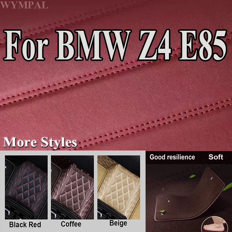 

Роскошные автомобильные коврики на заказ для BMW Z4 E85 2009 2010 2011 2012 2013, авто роскошные кожаные мужские и женские автомобильные коврики, полные