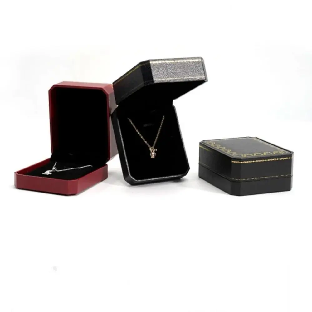 High Quality Velvet Lining Display Box Sleek Vintage Storage Box Jewelry Organizer Wedding Gift Box