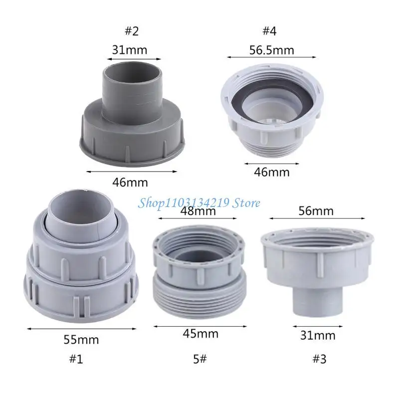 N5KC Kitchen Silk Dish Basin Adapter Reducer Drain Pipe Joint Thread Hose Connector