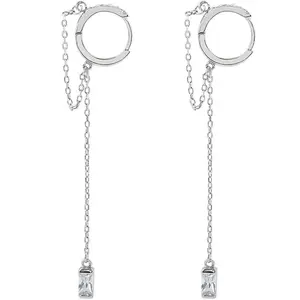 925 Stelling Silber Retro -Ohrringe für Frauen, echte silberne Ohrringe, erste Modeohrringe, neue Mode, heißer Verkauf 10 Hauptverkaufsohrring Bable B - №8