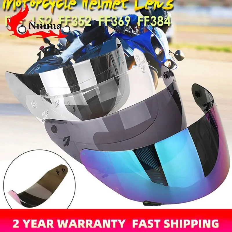 Motorcycle Visor Anti-scratch Wind Shield Helmet Visor Full Face Fit For LS2 FF352 FF369 FF384 Glasses Visor Motor Accessories