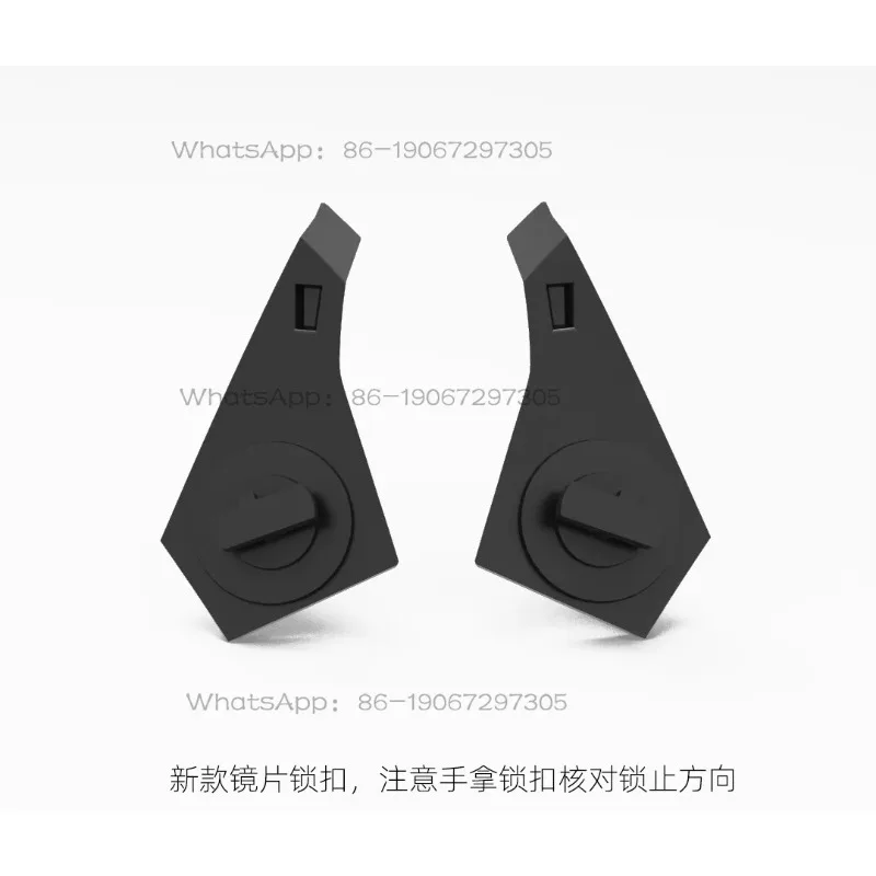 2Pcs 3D Printed Visor Lock Buckle Repair Parts For  Helmet