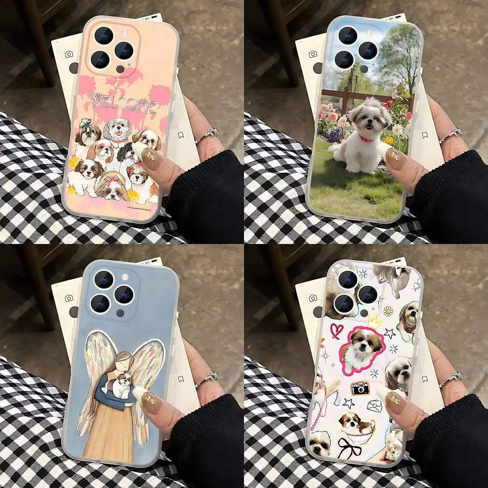 

Pet Shih Tzu Dog Phone Case For iPhone 17,16,15,14,13,12,11 Pro,Max,Plus,Mini,Air,E Magnetic Magsafe Frosted Transparent