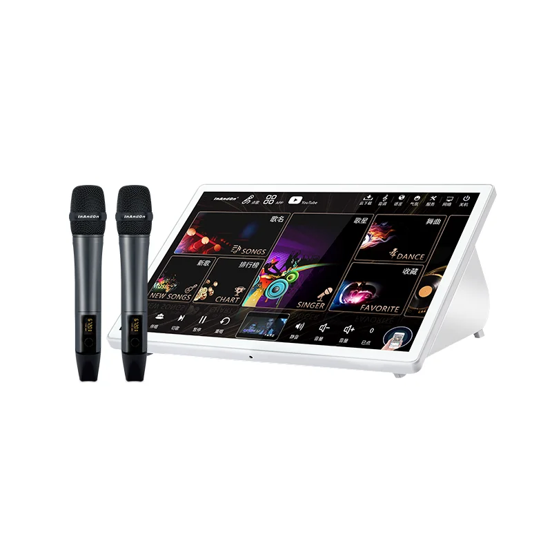 

Latest Unique InAndOn Latest 15.6 5in1 1T Karaoke System Design Touch Screen Android System 5in1 Karaoke Player