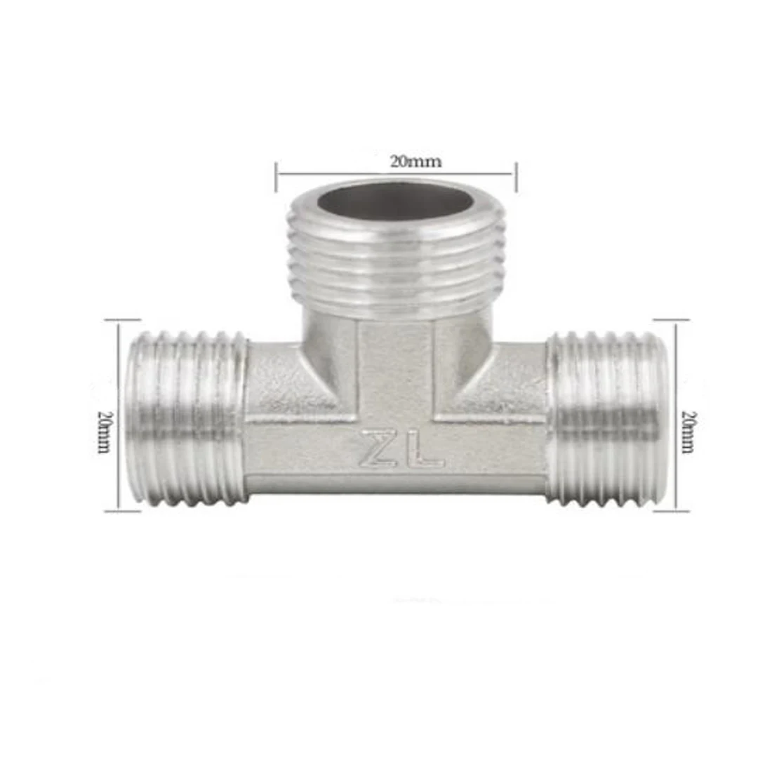 Stainless steel outer wire direct water inlet pipe short wire butt fittings 4 minutes 6 minutes full copper thickened joint pipe