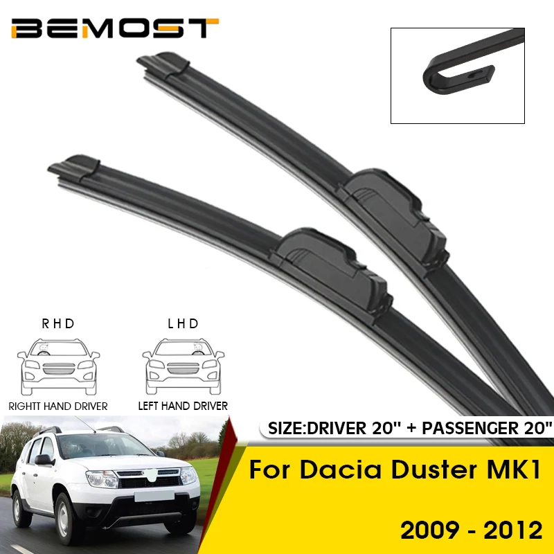 

Car Wiper Blades For Dacia Duster MK1 2009-2012 Windshield Windscreen Front Window Blades 20"+20" Car Accessories