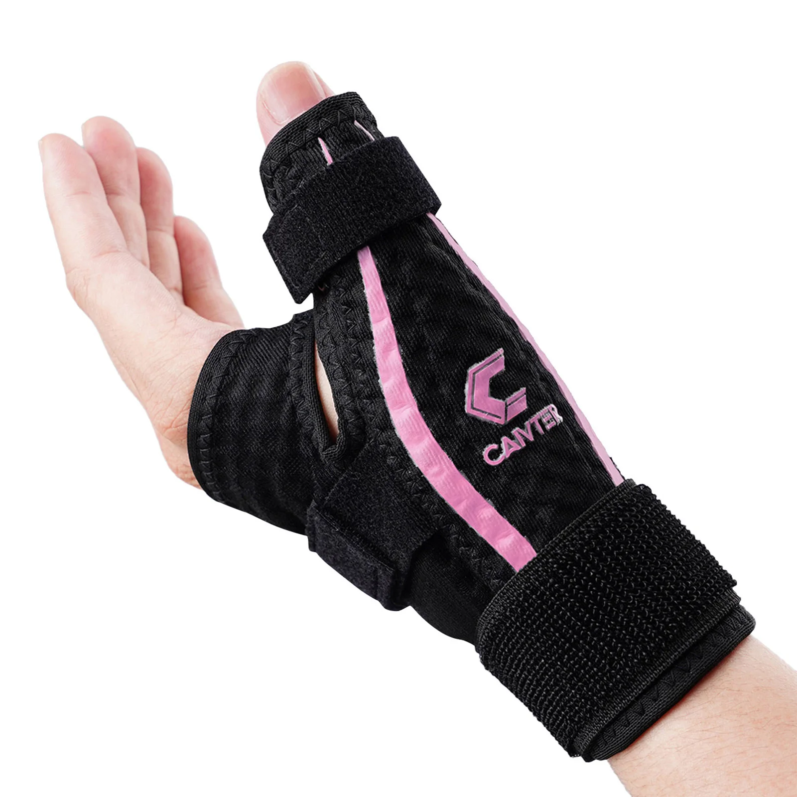 Breathable Thumb Spica Splint Wrist Support Brace Adjustable Hook‑and‑Loop Hand Guard For Thumb Sprain Tendonitis Injury Recover