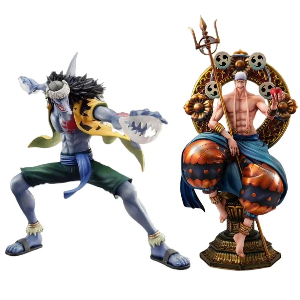 Original Megahouse Anime One Piece POP Ortrait of Pirates Maximum Aron Enel Collectible Toys Collectible Model Birthday Gifts