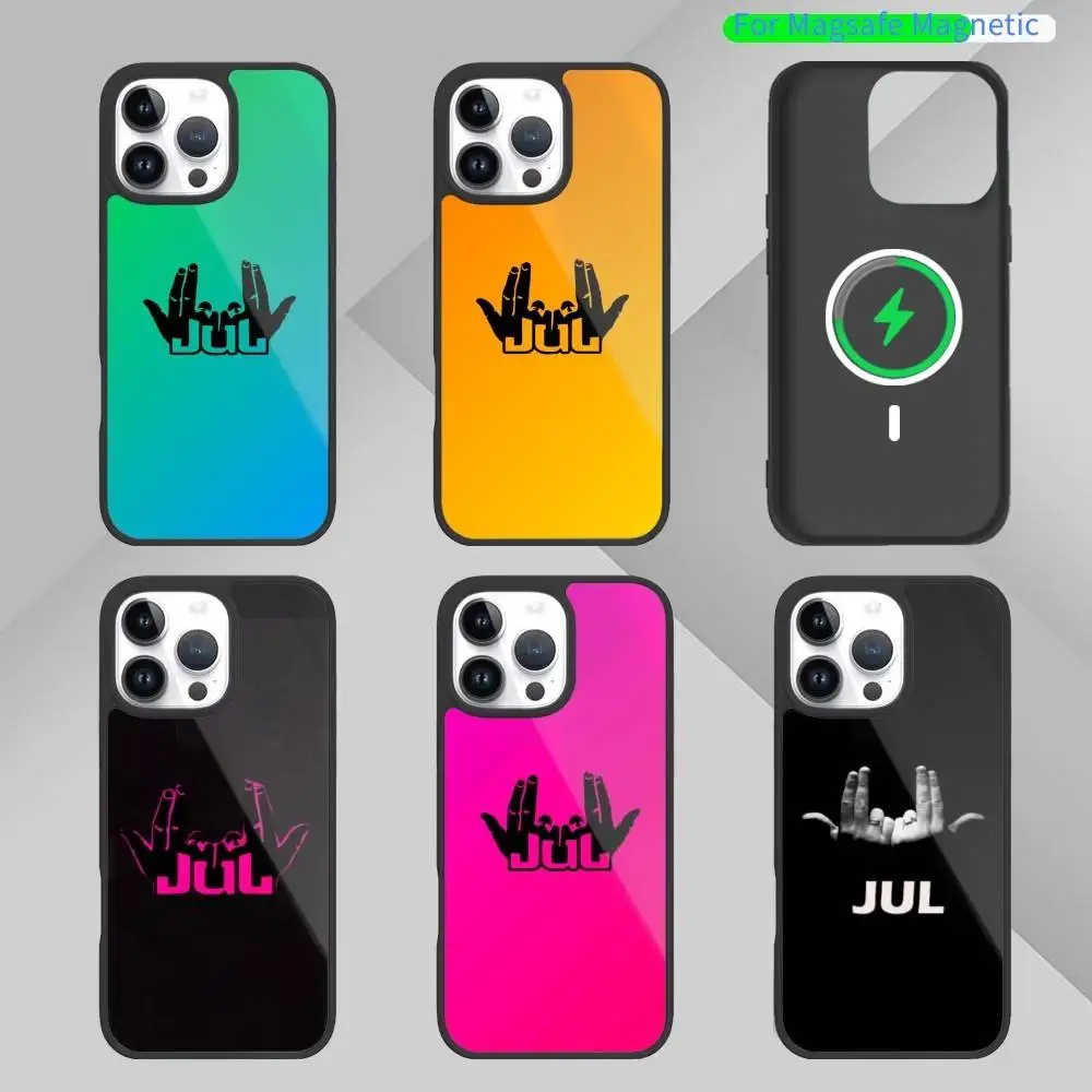 

Rapper singer J-JUL Phone Case For iPhone17,16,15,14,13 Plus,Pro Max Magnetic For Magsafe Wireless Charging