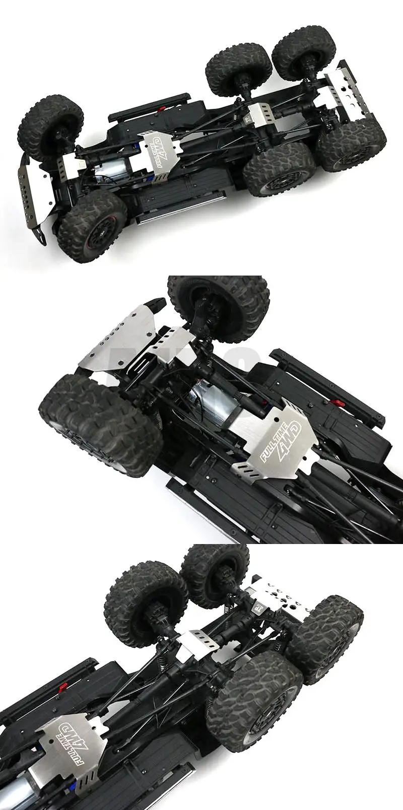 Placa de deslizamiento de protección de armadura de chasis de parachoques de Metal de coche Rc para Traxxas Trx-4 G500 Trx-6 G63 88096-4 opción de actualización