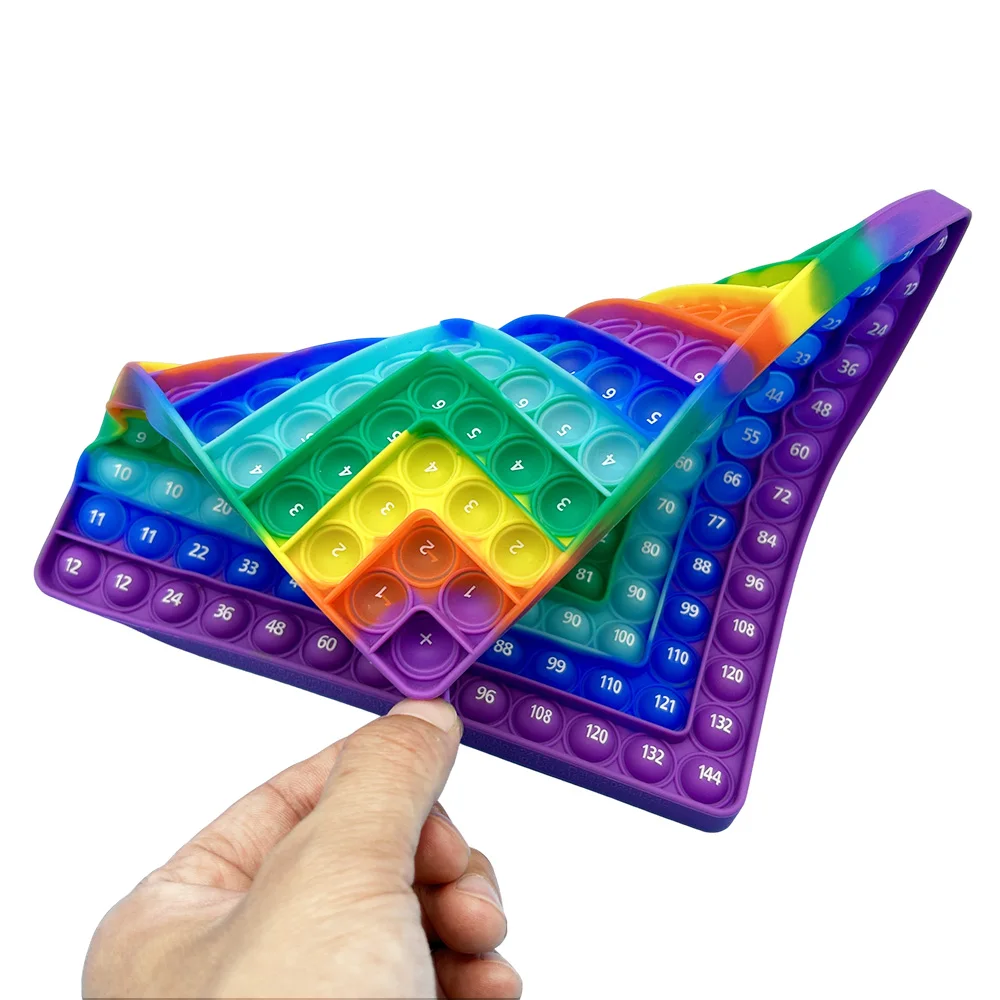 12x12&12+12 Multiplication Addition Math Board Games Fidget Toys, Times Table Practice Teaching Educational Toys Gifts for Class
