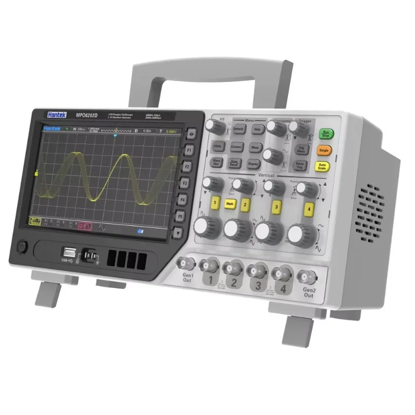 Hantek MPO6104D Versatile Quad-Channel Mixed Signal Oscilloscope for Integrated Analog and Digital Analysis