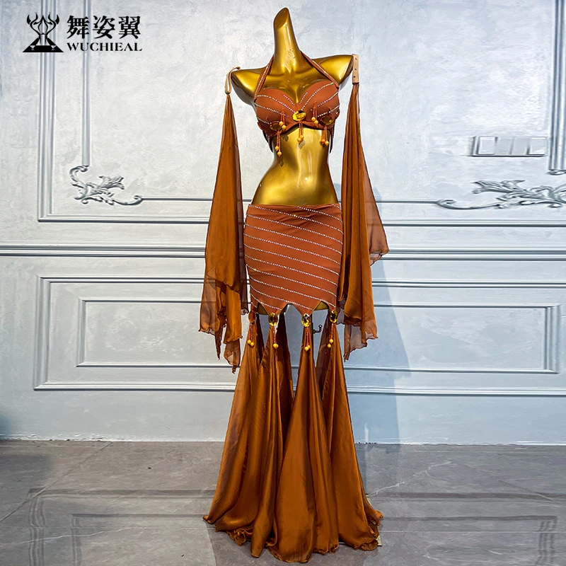 

Belly Dance Dress For Woman Performance Practice Clothing for Women 2024 New Oriental Dance Practice Clothing long skirt
