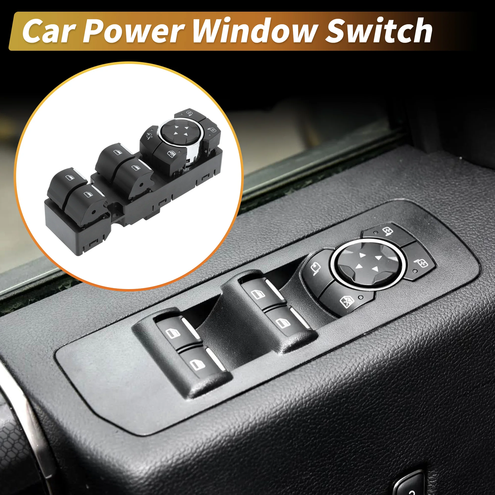 

UXCELL Front Left Driver Side Power Window Switch for Ford F-150 2015-2019 for Ford F-150 15-19 No.FL3Z14529BA