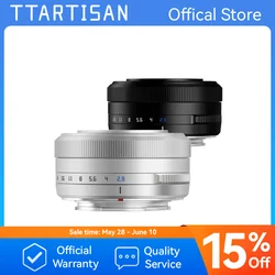 TTArtisan Auto Focus 27mm F2.8 Camera Lens Fujifilm XF Sony E Nikon Z Mount For XA7 XT30 XS10 Xpro xe4 XH2S a6000 a6700 Z30 ZFC
