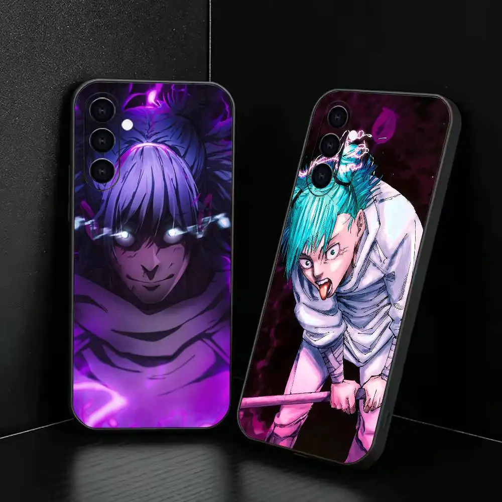 Hajime Kashimo Jujutsu Kaisen Manga Phone Case Black Silicone Soft For Samsung Galaxy A73,A72,A71,A70,A53,A52,A51