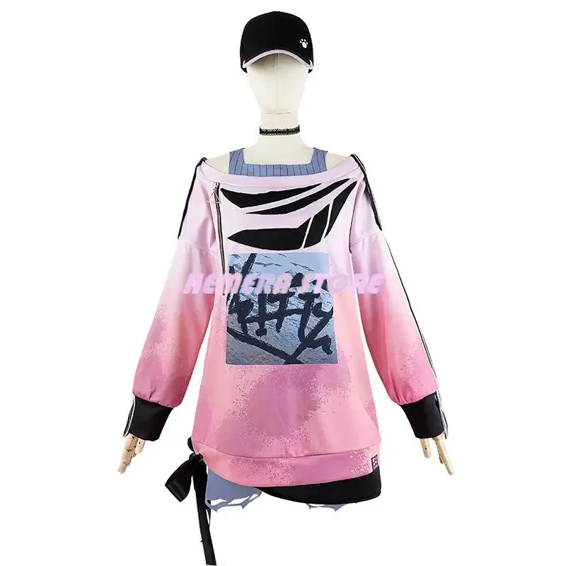 

2025 22 Game Project Sekai Colorful Stage Akiyama Mizuki Costumes PJSK MZK Cosplay Dress With Hat Halloween Uniforms