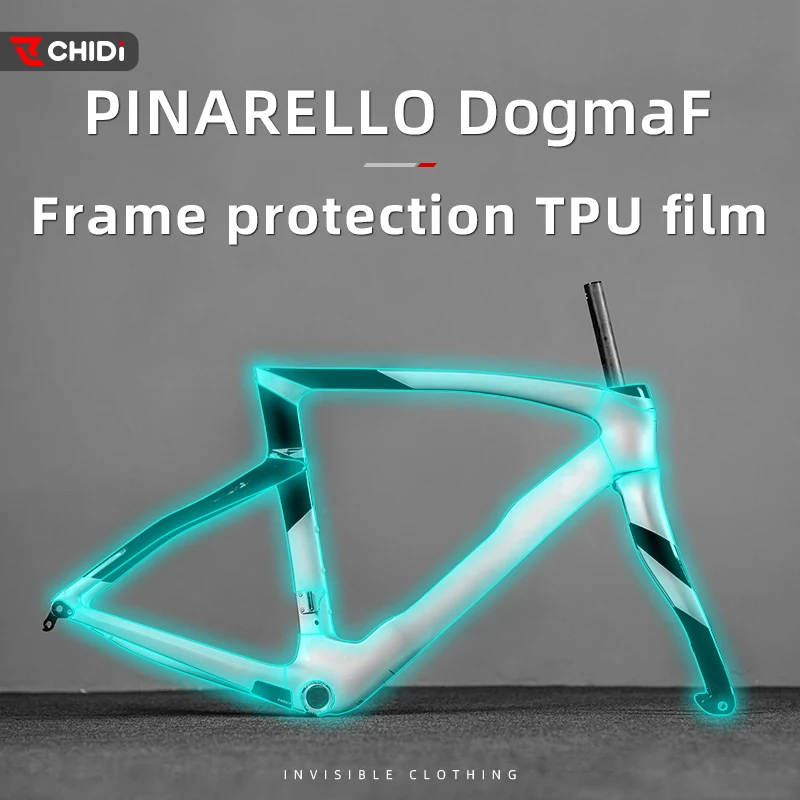 

For Pinarello Dogma F Road Bike - Full Frame Protective Sticker, Car Wrap Film, Bicycle Accessories