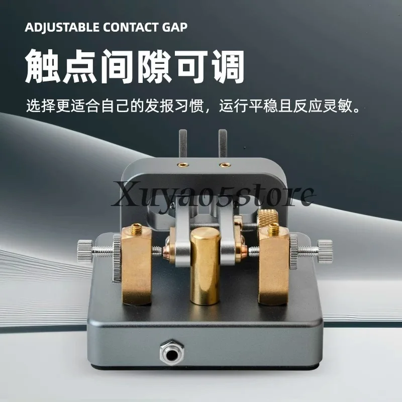 VK-6 Electric Shortwave CW Automatic  Radio Hand  Shortwave Radio Station Morse Automatic Key